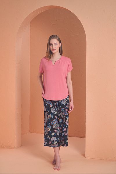 PJS SET DE CAPRI DE VARĂ CU MODEL DE FEMEI