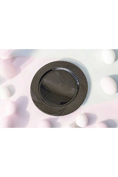 Evinizin Yardımcısı Mika Tabak& Parti Tabak&parti Mika Tabak & Siyah 26 cm 6 ...