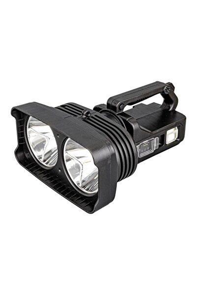 Powermaster W5123 Süper Parlak Battal Boy Pilli Şarjlı El Feneri