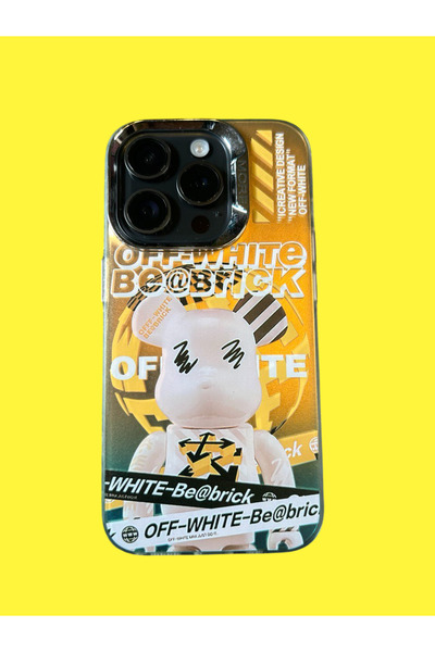 OFF WHITE Husa telefon compatibila cu Iphone 16, Off-White Be@Brichk