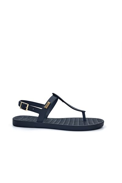 Tkees Black Color Women's Flip Flops Beach Sandals