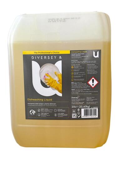 Diversey Elde Bulaşık Yıkama Deterjanı 20 Litre / Dishwashing Liquid
