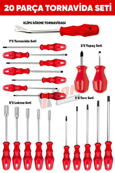 Hon 20 PARÇA TORNAVİDA SETİ