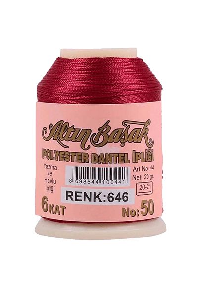 Mu Art Altınbaşak Needle and Lace Thread 20 Gr - Royaleks - No: 646