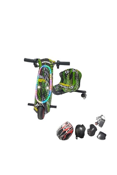 rexa Electric Drift Scooter green