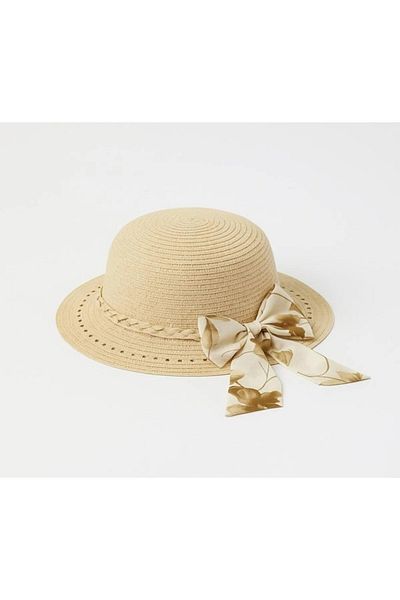 PARLAK EVREN Straw Beach Hat