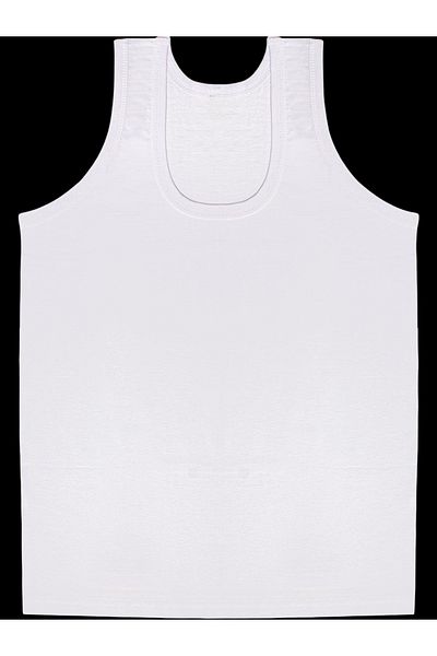 BEYAZTOPTAN 100% Cotton Men's White Classic 6-Pack Combed Athlete