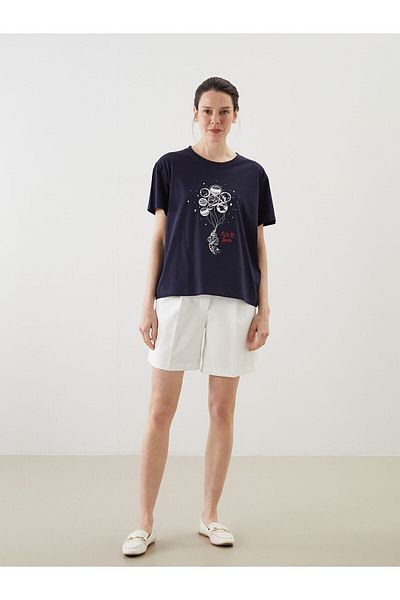LC Waikiki Crew Neck Printed Women's T-Shirt