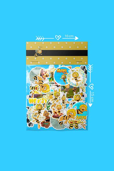 dadi ramba Maya the Bee - Bullet Journal - Agenda - Planner - Notebook - Laptop Sticker Sticker - Sticker Pack