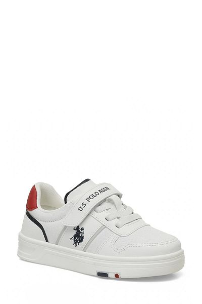 U.S. Polo Assn. Polo original din SUA Assn. Tenis alb pentru copii