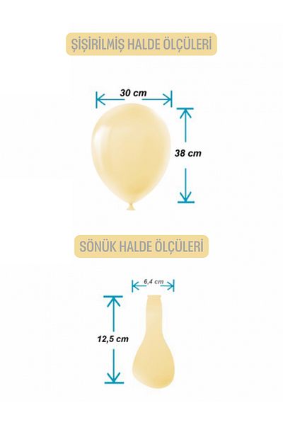 Mielibon 10 Cream Pastel Balloons |   12Inch Promise, Engagement, Baby Shower and Decorative Party Balloons