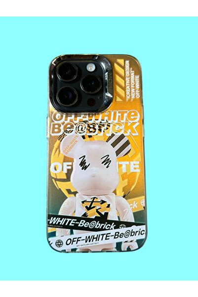 OFF WHITE Husa telefon compatibila cu Iphone 15, Off-White Be@Brichk