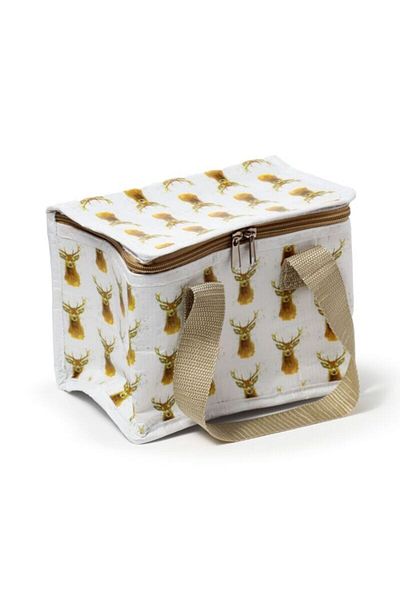 Puckator Insulated Lunch Bag, Jan Pashley, Deer Design, Lunch Bag, Waterproof