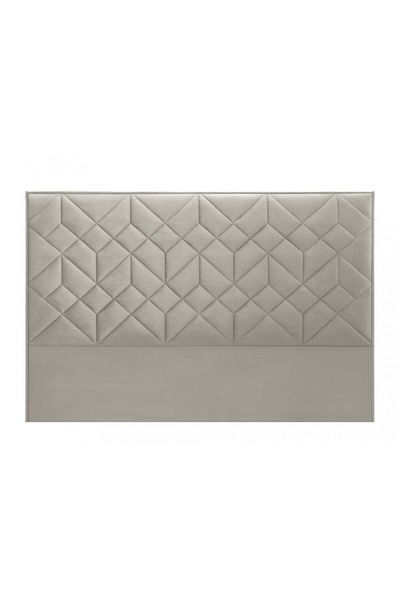soufa dibaj H004 | Velvet headboard - Beige - 180x200 cm