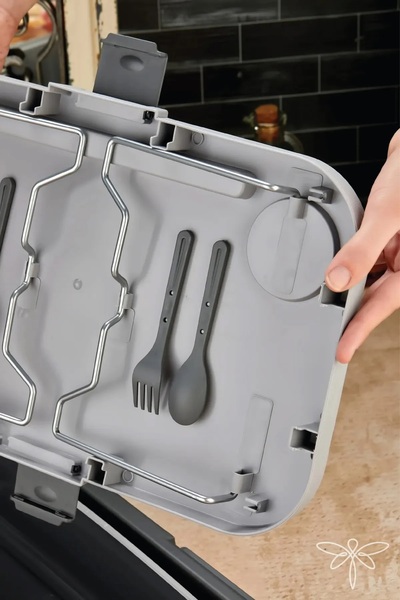 AHİR TİCARET Katlanır Piknik Seti | Masalı Silikon Sepet 24 Lt Kamp Çantası
