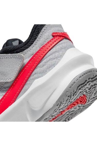 Nike Team Hustle D 10 (PS) Çocuk Gri Koşu Ayakkabı - Cw6736-006