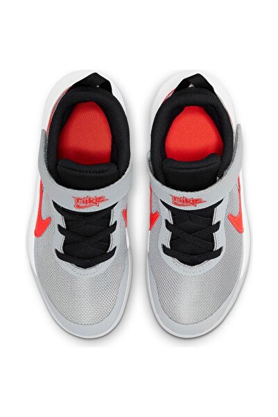 Nike Team Hustle D 10 (PS) Çocuk Gri Koşu Ayakkabı - Cw6736-006
