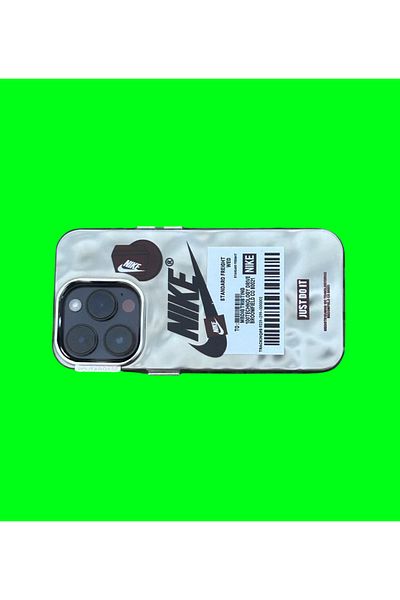 Nike Phone case compatible with Iphone 15, Nike, SILVER