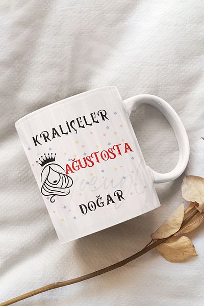 qoeuyl boutique Queens Are Born This Month Printed Birthday Special Day White Mug Cup as a Gift for Friends and Lovers