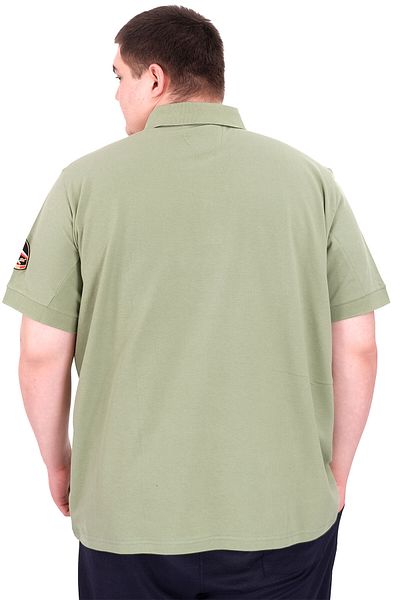 ModeXL Mode XL Large Size Men's Polo Neck T-Shirt Embroidered U25307 Çağla