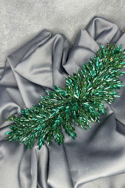 Hayalperest boncuk Eva Dense Bead Embroidered Bridal Henna Crown