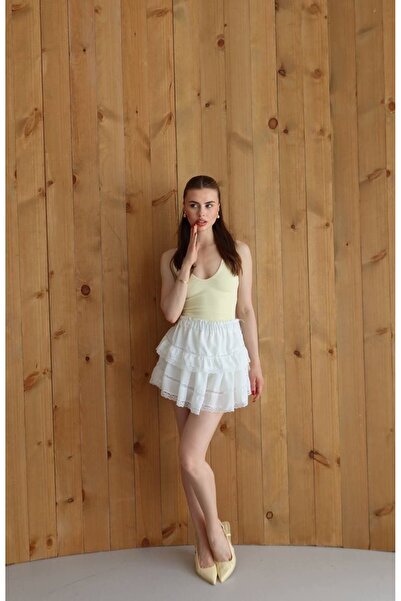 Ekim Store Мереживна спідниця-шорти Mykonos