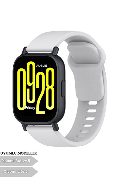 PSGT Xiaomi Redmi Watch5 Active/Lite Kordon Akıllı Saat Bileklik Kordonu Yumuşak Silikon Kayış