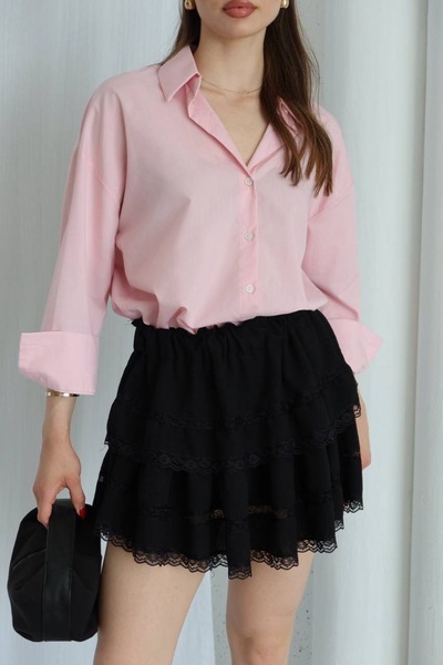 Ekim Store Къса дантелена пола от Миконос