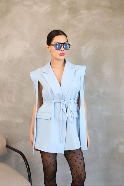 Ekim Store Jachetă oversize cu cravată