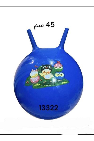Generic Baby bouncer, round shape, blue color, size 45 cm