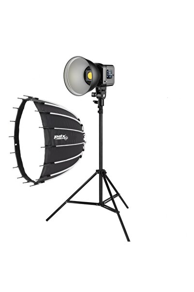 PDX SD80D Bi-Color LED Işık, Ayaklı, Softbox lı Set