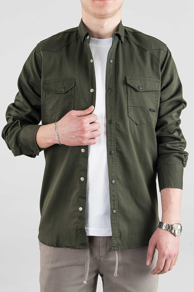 bombe Чоловічий джинсовий гольф Slim Fit