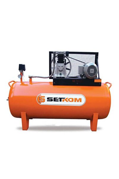 Setkom SET 30/200-3M Tek Kademeli Monofaze Kompresör 200Lt