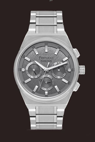 Ferrucci Function All Functions Active Calendar Men's Wristwatch