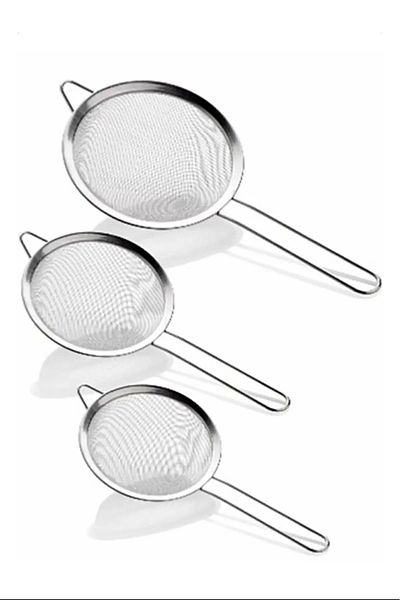 Heez Large 3 Metal Strainer Royaleks-Clkn-1359