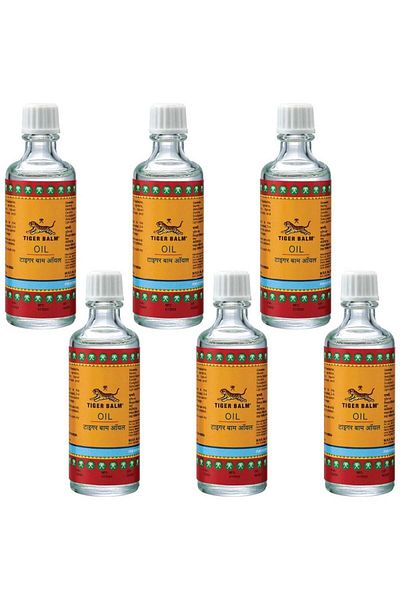 Tiger زيت لعلاج الصداع واحتقان الأنف ٢٨ مل (عبوة من ٦ قطع)