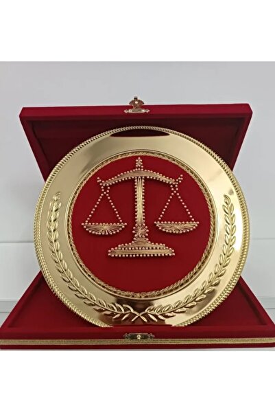 MSMETICARET AYSO KOZMETİK Filografi Ayyıldız ve Adalet Terazisi Temalı Şık Tablo ve Plaket