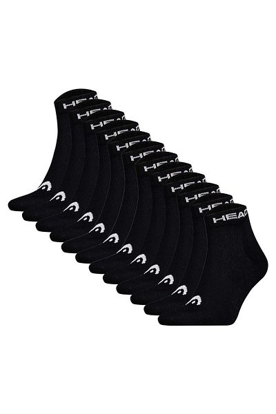 Head Unisex Quarter Socken, 12er Pack - Elements All Sport Quarter, Logo, einfarbig