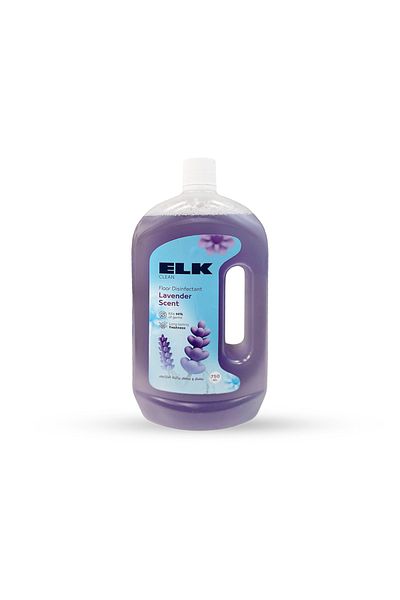 ELK ELK Lavender Floor Disinfectant and Sanitizer 750ml for effective disinfection, deep cleaning, and a long-lasting fresh scent.