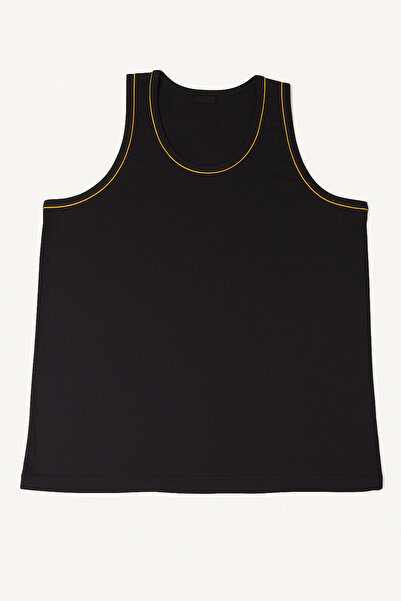 FATELLA Ανδρικό μπλουζάκι με χοντρό λουράκι, λαιμόκοψη ποδηλάτου, άνετη βασικ...