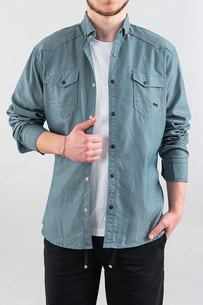 bombe Slim Fit Men's Denim Shirt