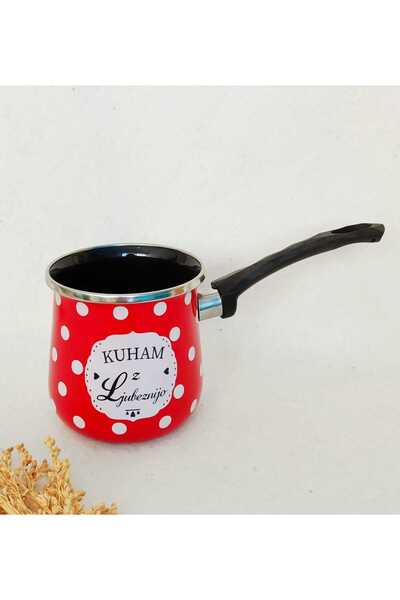 EBRULİEMAYE KUHAM EMAYE KAHVE CEZVE 750 ML 10 CM YUMURTA HAŞLAMA