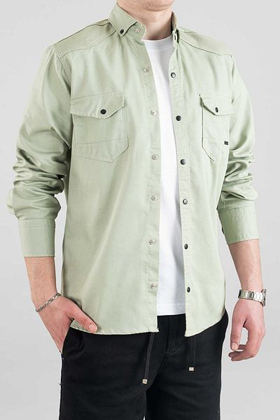 bombe Slim Fit Men's Denim Shirt