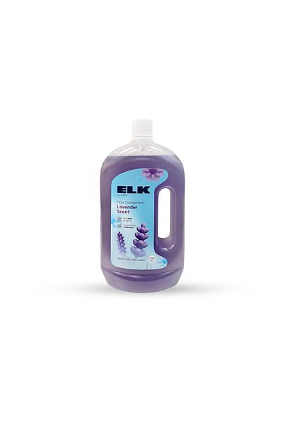 ELK ELK Lavender Floor Disinfectant and Sanitizer 750ml for effective disinfection, deep cleaning, and a long-lasting fresh scent.