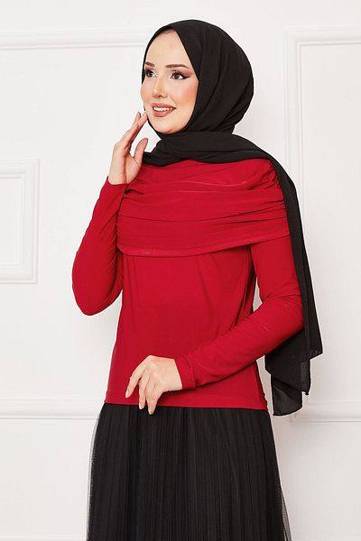 EBRUTESETTÜR Draped Front Sandy Blouse