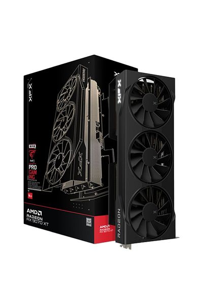 XFX بطاقة رسومات XFX Swift Radeon RX 9070 XT سعة 16 جيجابايت RX-97TSWF3B9 GDDR6 256 بت