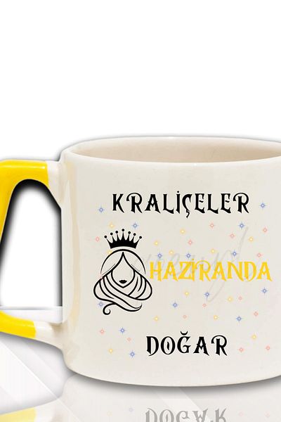 qoeuyl boutique Queens Are Born This Month Printed Birthday Gift for Friend, Lover Colorful Mug with Handle