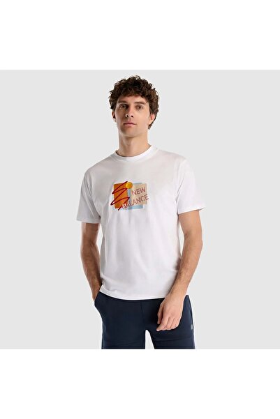 New Balance Ανδρικό μπλουζάκι Mnt1511 Λευκό