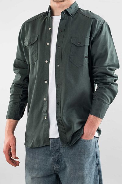 bombe Ανδρικό τζιν πουκάμισο Slim Fit