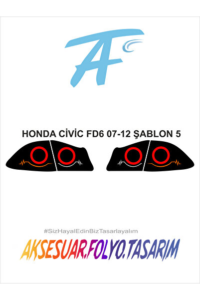 aksesuar folyo tasarım هوندا Fd6 2007-2012 (حافظة بدون مكياج) فويل التوقف